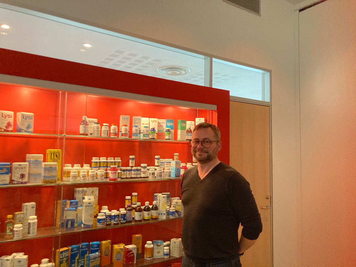 Visited Lýsi hf. The producer of famous cod liver oil. With Árni, Head of Consumer Sales. 95% of what the company produces are exported in various forms, even to Japan.. 

Health products are increasingly important in the global market..