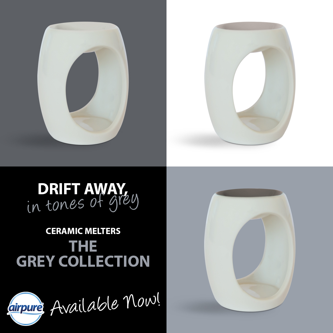 AirPureUK's tweet photo. Drift away in tones of grey! 🔘

Say hello to our brand new 'The Grey Collection' Ceramic Wax Melters! 😍

Now available to purchase from @onlinepoundstore 🛒

#WaxMelts #WaxMelters #CeramicwaxMelters #Grey #GreyCollection #GreyHome #GreyInterior #GreyHouse #WaxMeltsUk https://t.co/EdOutQCmtw