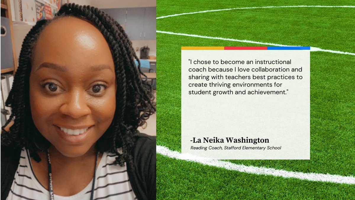 SCPSchools's tweet photo. Thank you to Stafford Elementary's Reading Coach, Mrs. La Neika Washington for your commitment to our students.
@SEdolphins
#SEDolphins
#SCPSStrong
#NationalCoachesWeek
#CoachesWeek https://t.co/xbveUU7L7T