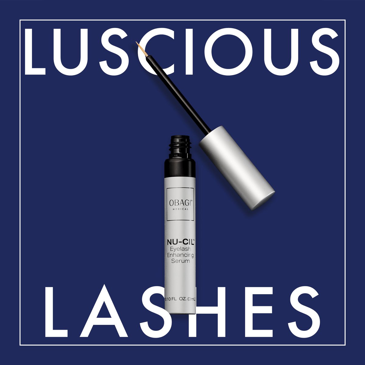 Obagi's tweet image. Nu-Cil Eyelash Enhancing Serum is powered by NouriPlex™ technology, a unique blend of 4 key ingredients nourishes lashes for a more luscious, thicker, and defined appearance.