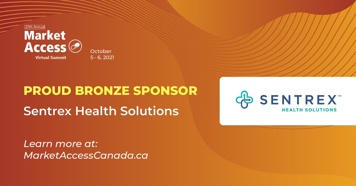 SI Pharma and Healthcare (@si_pharmahealth) on Twitter photo We're proud to feature <a href="/sentrex_pharma/">Sentrex Health Solutions #pharmaceutical</a>, a bronze sponsor for our upcoming #MarketAccessCanada event on October 5-6th. Learn more about their fully-integrated approach and the other 40+ industry-leading speakers featured at the event here: bit.ly/3E1s26v #Pharma #Canada We're proud to feature <a href="/sentrex_pharma/">Sentrex Health Solutions #pharmaceutical</a>, a bronze sponsor for our upcoming #MarketAccessCanada event on October 5-6th. Learn more about their fully-integrated approach and the other 40+ industry-leading speakers featured at the event here: bit.ly/3E1s26v #Pharma #Canada