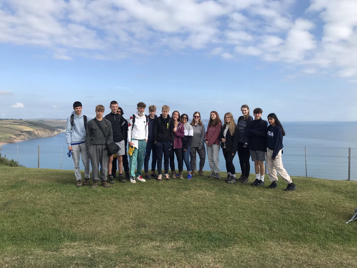 geography_TPS's tweet photo. A great day on the coastal path walk along Start Bay with year 13 geographers @FSCSlaptonLey. The weather was very kind to us ☀️#Alevelgeography #outinthefield https://t.co/Bb1uP9A5T3
