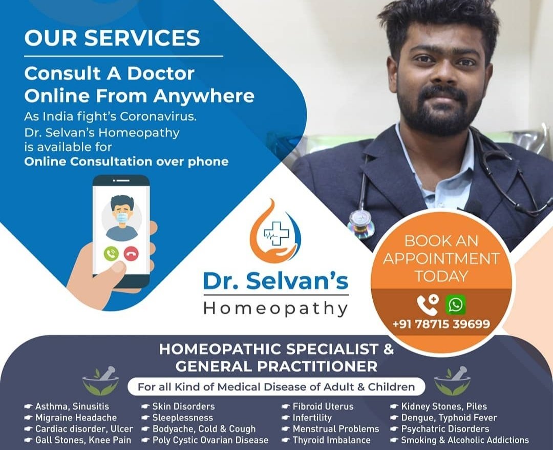 Dr. Selvan's Homeopathy | Online Consultation