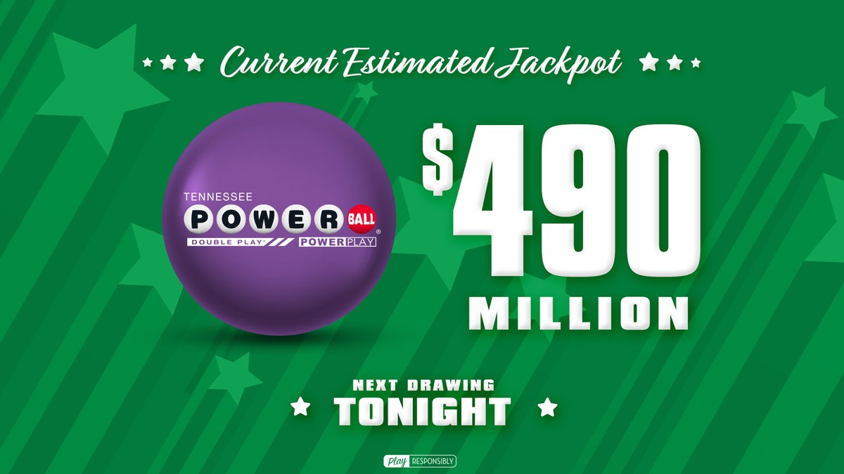 The #Powerball jackpot numbers keep rolling! The current estimated jackpot is $490 million. Purchase your ticket for tonight's drawing! https://t.co/sgOh6lB9Kf