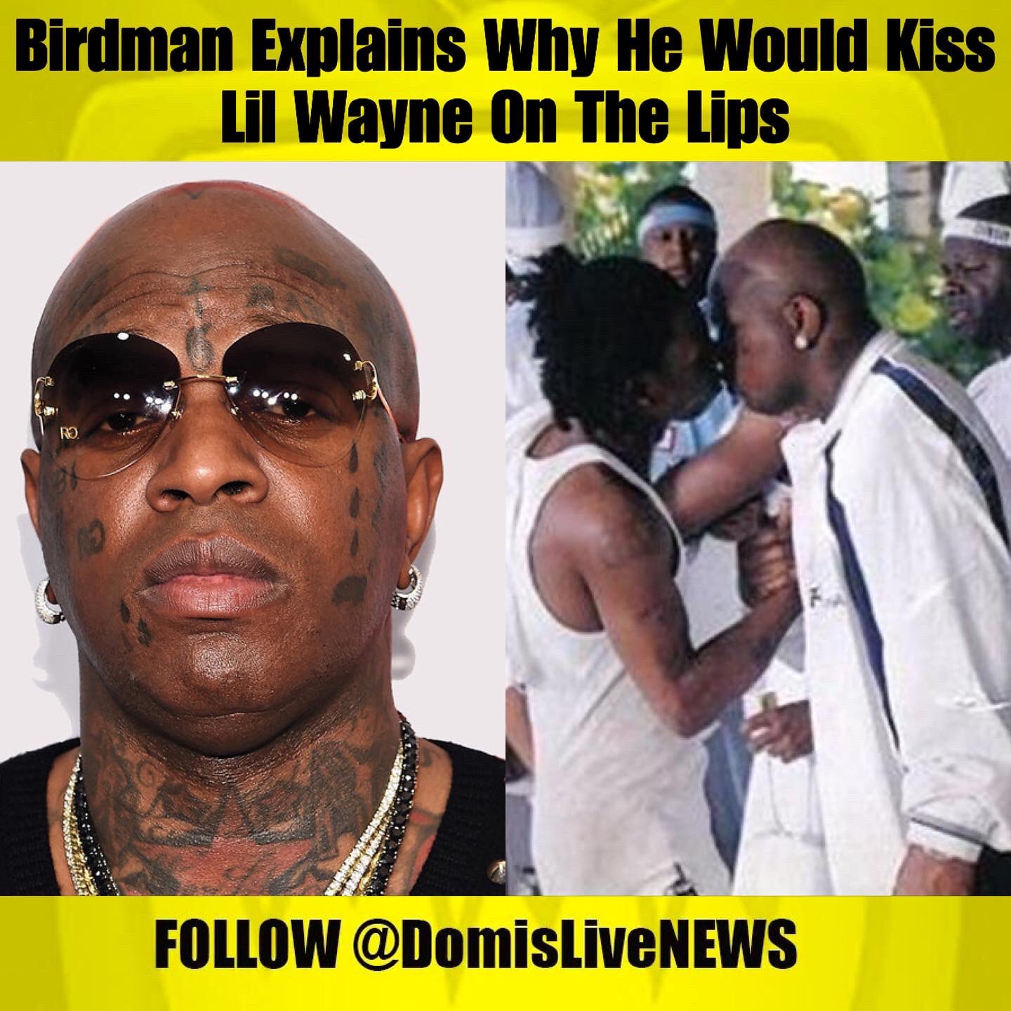 Lil Wayne And Birdman Kissing(01)