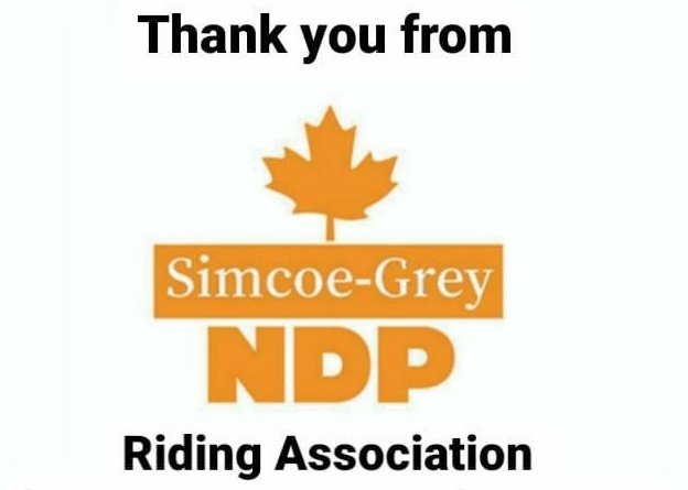 SimcoeGreyNDP's tweet image. Thank you for all your support for Lucas during this election and your interest in our dream for a better Canada where everyone has their needs met and our future looks brighter. We can do it together! Join us at the Simcoe-Grey EDA as we continue to fight for change! 🧡🍊