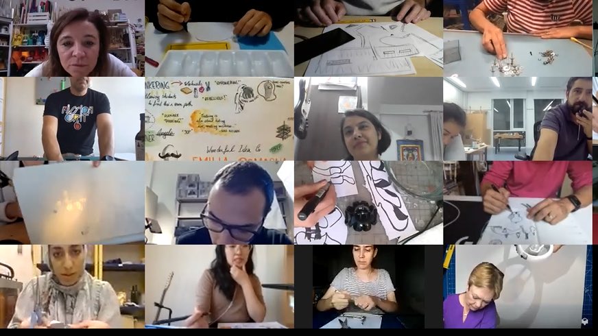 here we go! in the first session of the #WICOworldtour we had a great time in #EmiliaRomagna visiting @TechnoAngela, bafforiccio toy lab, @FondazioneAsphi, @mediainaf, and #remidabologna! looking forward to the next weeks of global #tinkering explorations @wonderfulideaco