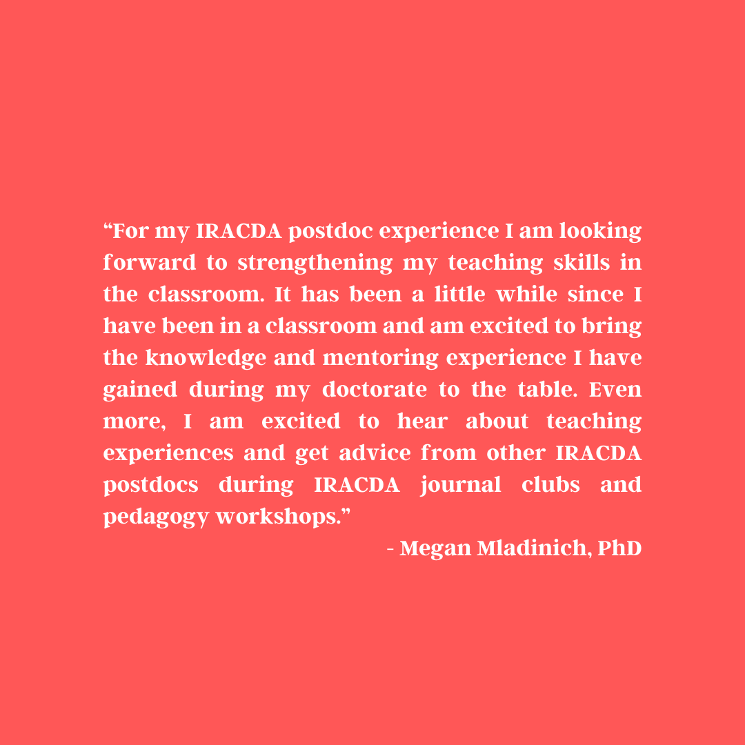 CIEStonyBrook's tweet photo. Megan Mladinich, PhD is part of our newest cohort of IRACDA NY-CAPS postdoctoral scholars! She is part of the Department of Microbiology and Immunology and her current research focuses on Microbiology. #NPAW2021 #SBUPostdocs #IAmAPostdoc https://t.co/hLUTmTvlPQ