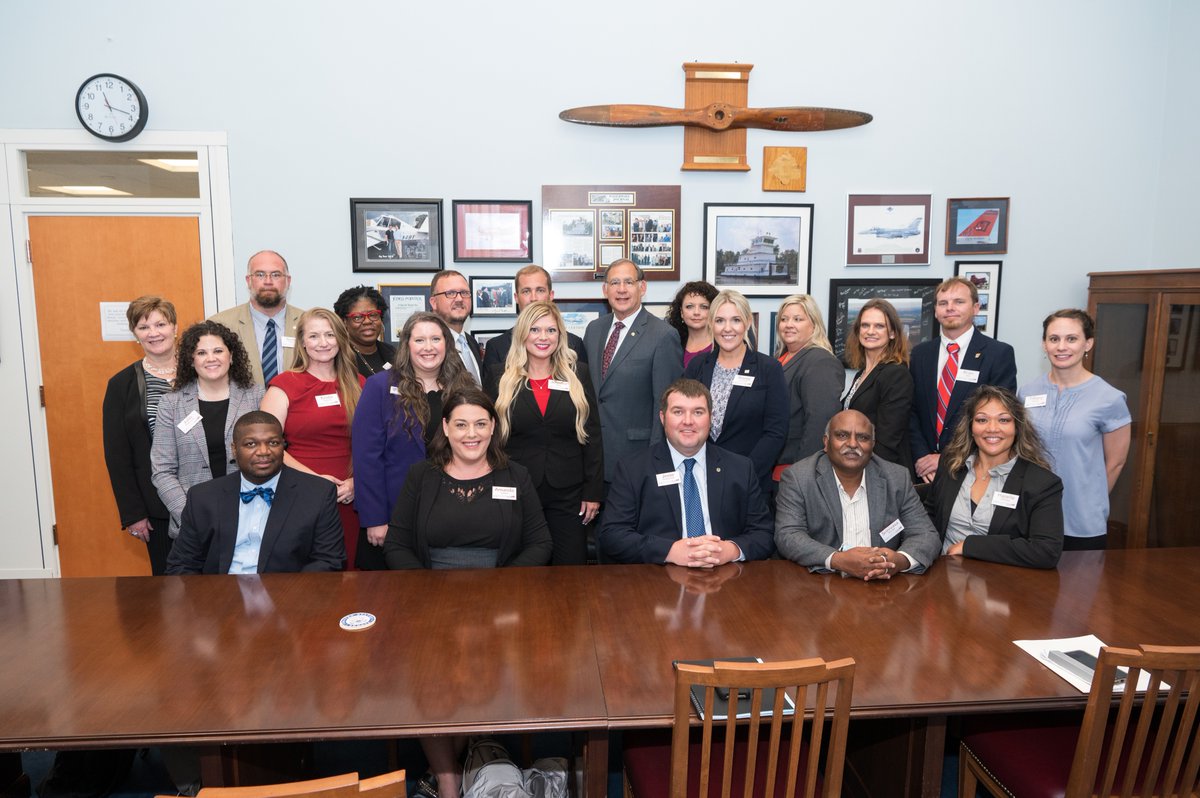 JohnBoozman's tweet photo. #LeadAR is a great program that makes an impact. I always enjoy spending time with each class including this year's group today, to learn about their diverse backgrounds, passion for improving their communities and the Natural State, and places where we can work together. #ARinDC https://t.co/9FeBbso7GP