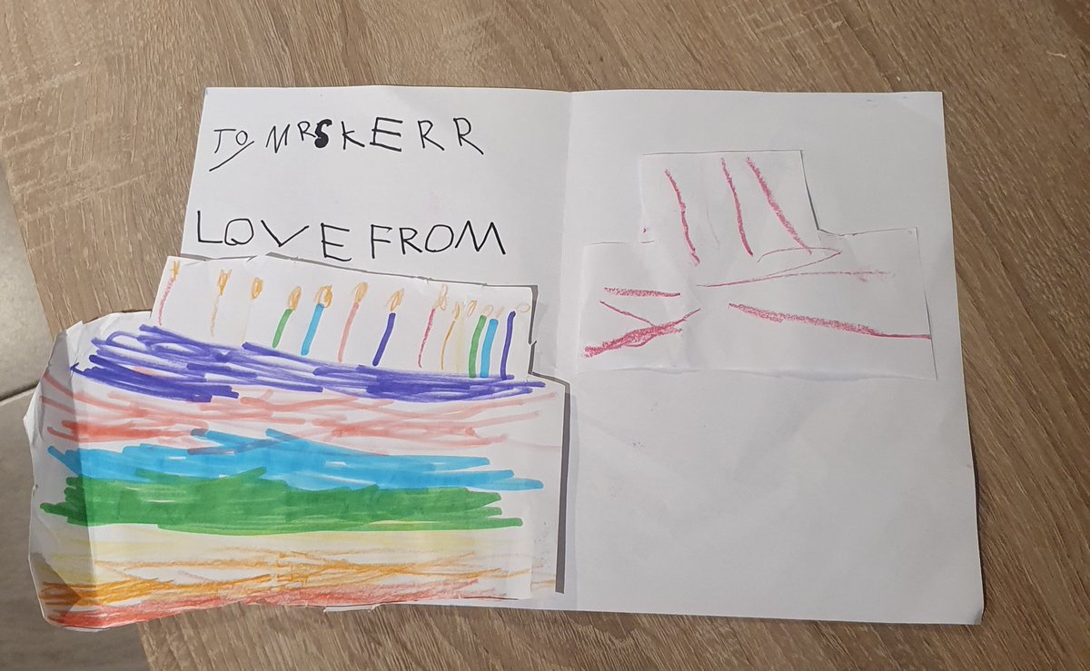 williamstonps's tweet photo. An exciting day in P1K today! We are really enjoying celebrating lots of September birthdays with singing songs, creating cards and designing and building our own colourful cakes. 🥳🎂🎶 #Kindness #HWB1st #Funfunfun #childrenleadingtheirlearning https://t.co/3zuJlmOF6x