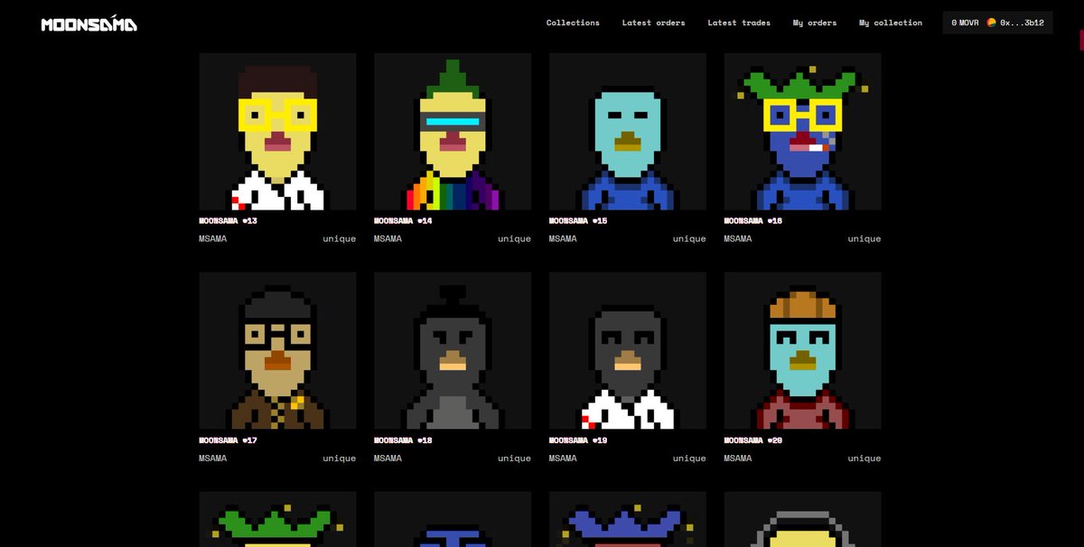 Kusama Maxi on Twitter "Moonsama is the first NFT marketplace and soon