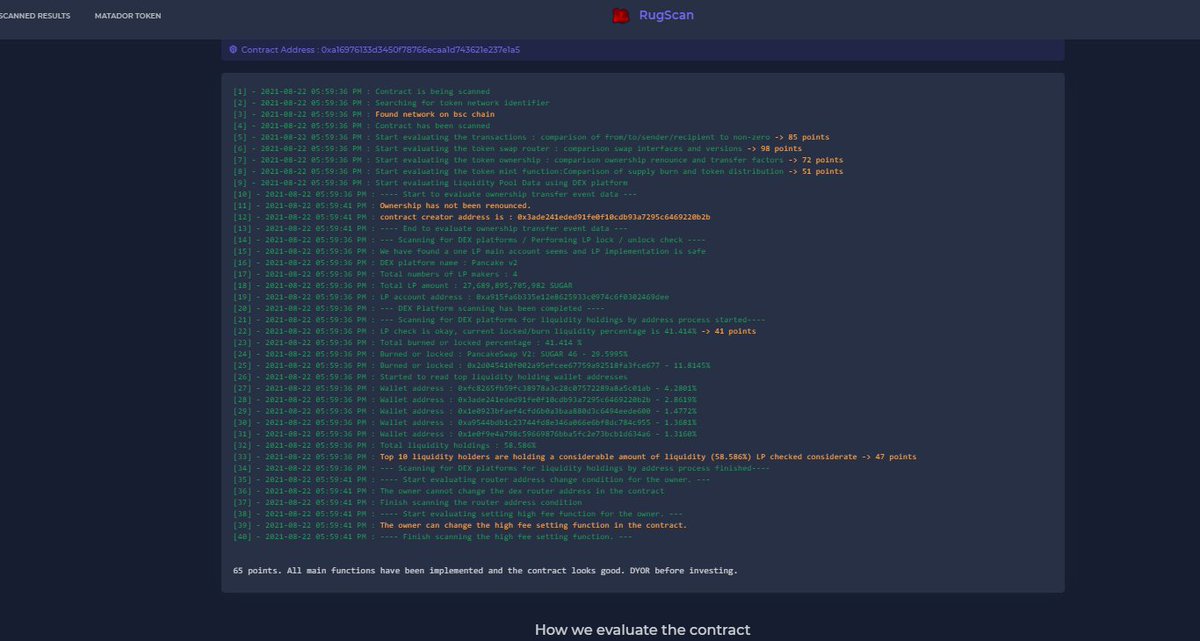RugScanToken tweet picture