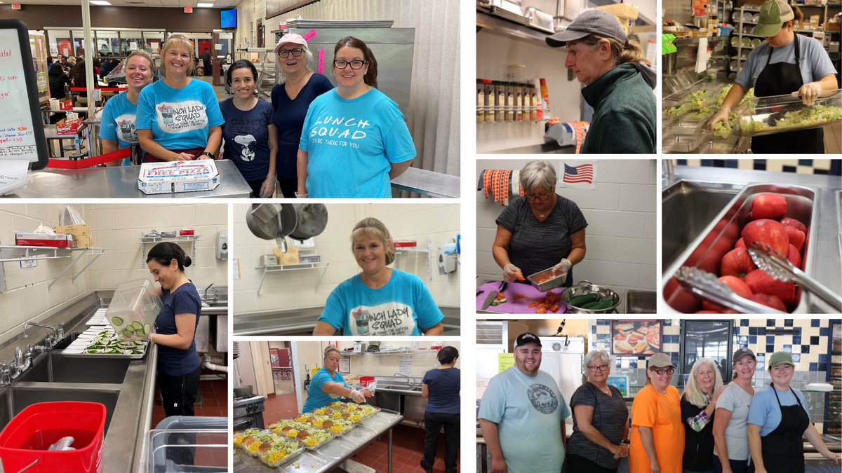 This VERY special part of the Eastland-Fairfield family deserves recognition today and everyday as they work to make sure we have balanced meals for our students! THANK YOU to the cafeteria staff and food services teams at ECC and FCC. 🥕🍅🍓🍇 #OurFocusYourFuture