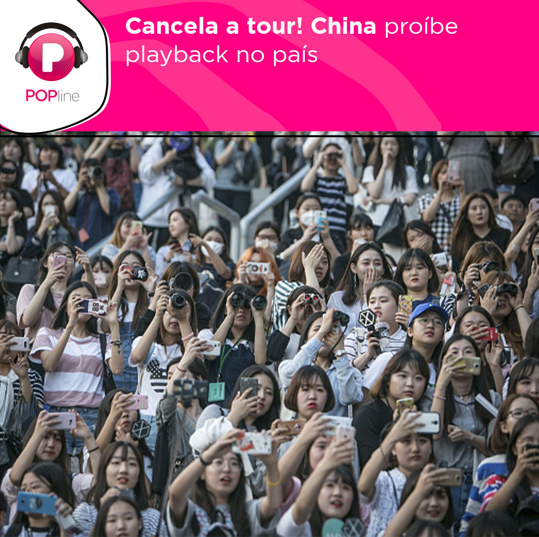 POPline's tweet photo. Eita! O Ministério da Cultura e Turismo da China proibiu legalmente o uso de playback em performances ao vivo no país! Vem ver: https://t.co/RjmnydutXJ https://t.co/5xp8FySyS3