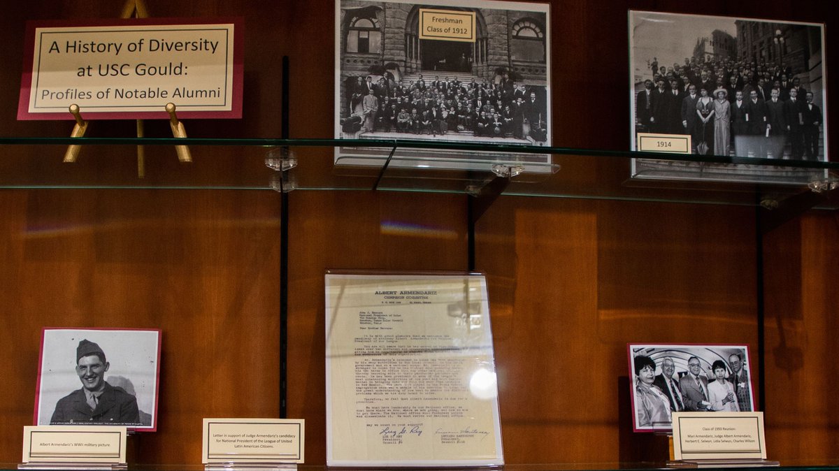 USC Gould Law (@uscgouldlaw) on Twitter photo Our <a href="/usclawlibrary/">USC Law Library</a> recently unveiled a new exhibit highlighting the accomplishments of 13 notable <a href="/USCAlumni/">USC Alumni Association</a> who contributed to <a href="/USC/">USC</a> Gould's diversity in the early-to-mid 1900s. Stop by the library, or explore the digital version online: lawlibguides.usc.edu/c.php?g=1161949 Our <a href="/usclawlibrary/">USC Law Library</a> recently unveiled a new exhibit highlighting the accomplishments of 13 notable <a href="/USCAlumni/">USC Alumni Association</a> who contributed to <a href="/USC/">USC</a> Gould's diversity in the early-to-mid 1900s. Stop by the library, or explore the digital version online: lawlibguides.usc.edu/c.php?g=1161949