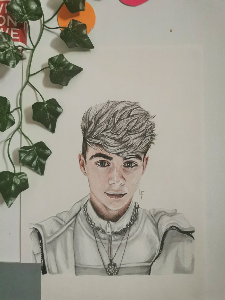 this piece finally found a place on my wall :D @corbynbesson still hella proud of this one ((: