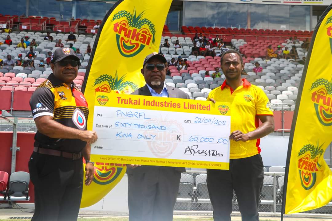 PNG Rugby Football League (@pngrfl_official) on Twitter photo Thank you to Trukai Industries Limited for supporting the 2021 Kumul Petroleum National Schools Rugby League Championships, along with the other main championships lined up for the Papua New Guinea Rugby Football League Competition year!
#nsrl #rugbyleague <a href="/trukaipng/">Trukai Industries</a> #PNGRFL Thank you to Trukai Industries Limited for supporting the 2021 Kumul Petroleum National Schools Rugby League Championships, along with the other main championships lined up for the Papua New Guinea Rugby Football League Competition year!
#nsrl #rugbyleague <a href="/trukaipng/">Trukai Industries</a> #PNGRFL