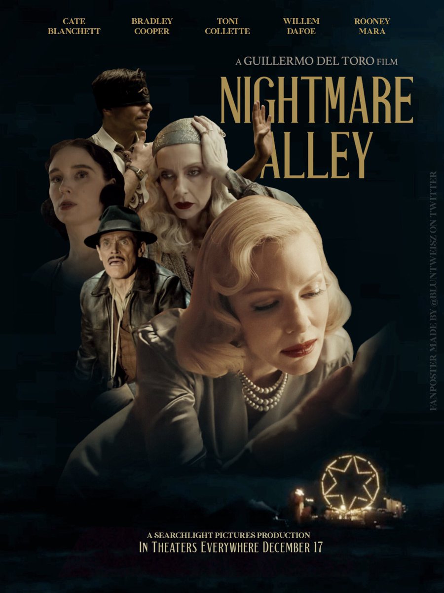 laura on Twitter: "here’s my nightmare alley (2021) fanmade poster