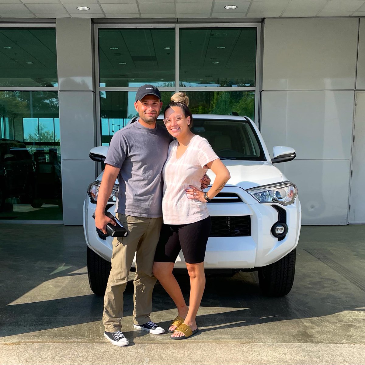 Congratulations to Theodore Tellez for purchasing his new Toyota 4Runner from sales consultant Adriana!