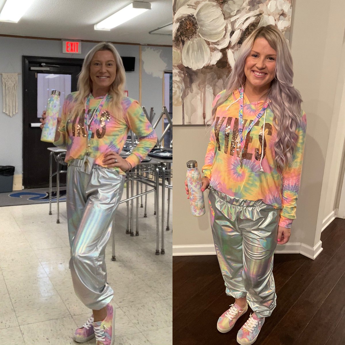 ButnerRachel's tweet image. #quaranTWINing and still winning! Nothing can stop our twinning super powers!  @RMSRavens