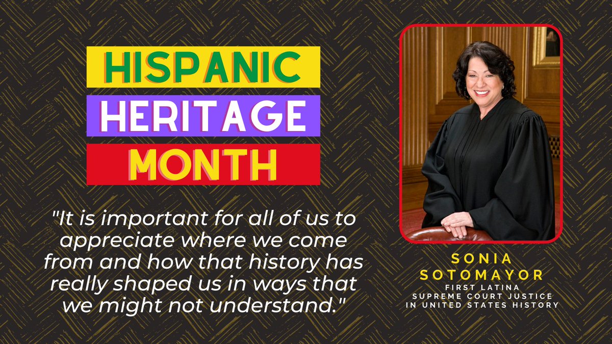 Honoring #HispanicHeritageMonth September 15 - October 15.