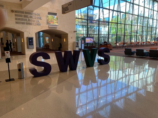 SWVS's tweet photo. Things are really beginning to shape up ahead of #SWVS21. Just one day to go before the show officially opens in #SanAntonio. Who else is thrilled to be #BackToEvents? Can I get an #amen?
#SWVS21 #FurtherTogether https://t.co/Rq88f6Pqi4