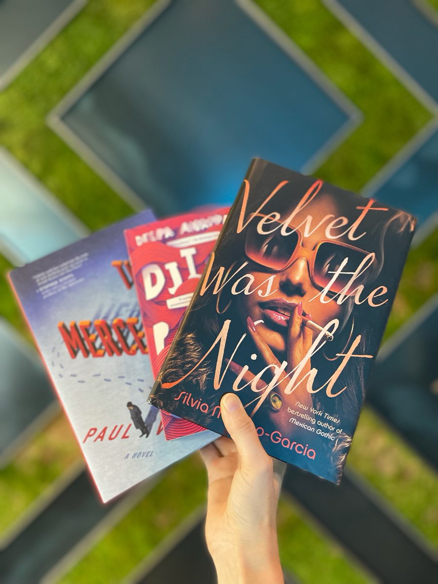 Kimpton's tweet image. We’re thrilled (hint, hint) to announce our Fall/Winter book club selections with our friends at @lithub. Cozy up and devour all of these books!
“Velvet Was the Night” by Silvia Moreno-Garcia
“The Mercenary” by Paul Vidich
“Djinn Patrol on the Purple Line” by Deepa Anappara