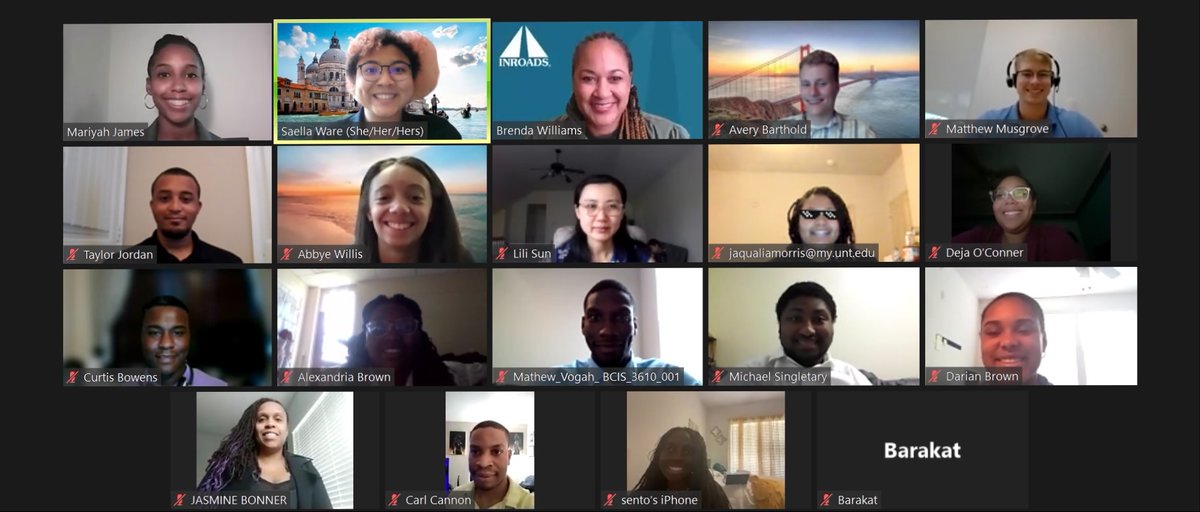 Thank you so much to INROADS for coming to speak with us. We enjoyed learning more about the many opportunities to develop our professional careers for a variety of majors. Thank you, Brenda! We hope to work with you again soon.
