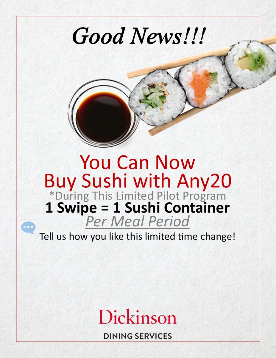 Dickinson Dining (@dsondining) on Twitter photo 