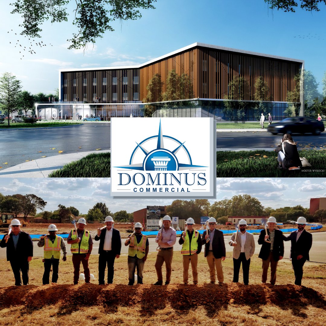 DominusCommercl's tweet photo. Congratulations to the City of Euless - we broke ground on 2101 Westpark, a 60,000 square foot Medical Center here. Proud to work with @HoeferWelker, @TalleyRigginsGC and the City of Euless on this first-of-its-kind Class A Medical office. https://t.co/lDu8TSNE5F