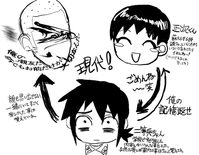過去編ばっか最近描いてるので 