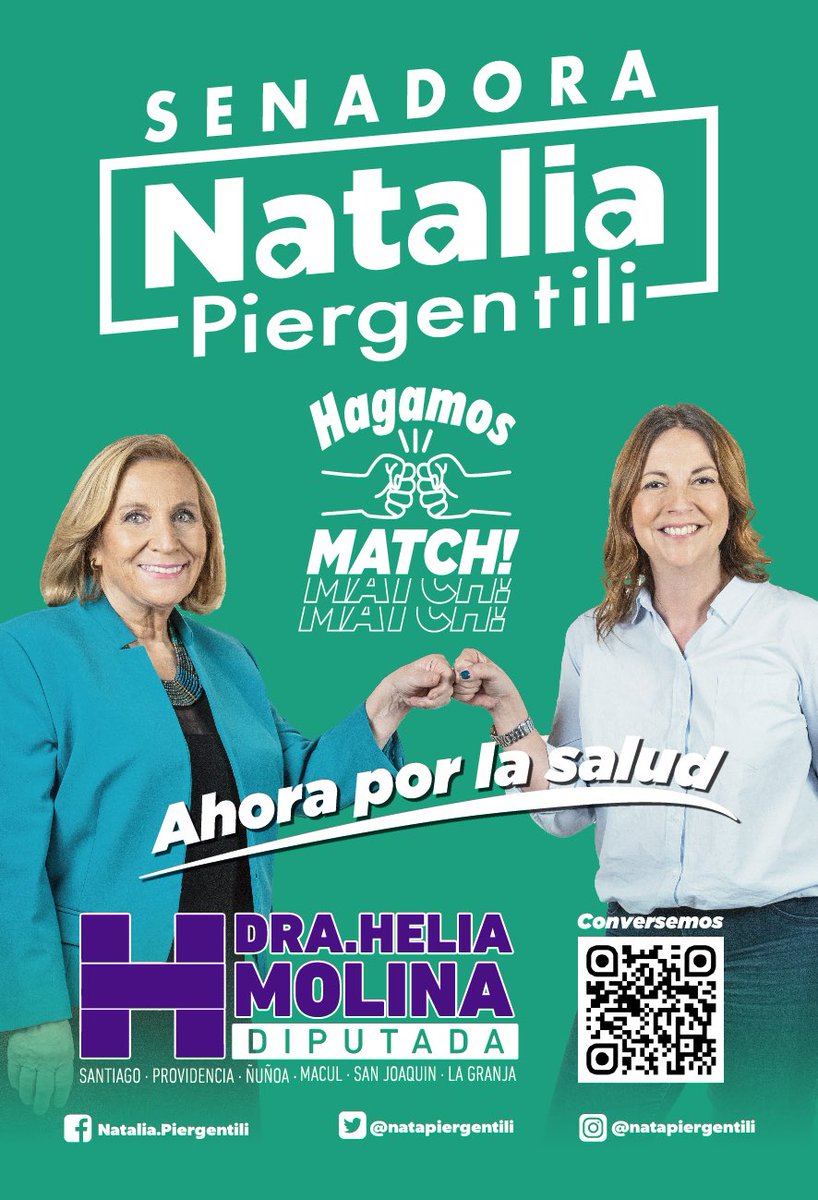 Junto a @Hmolinamilman trabajaremos por una mejor salud para todxs