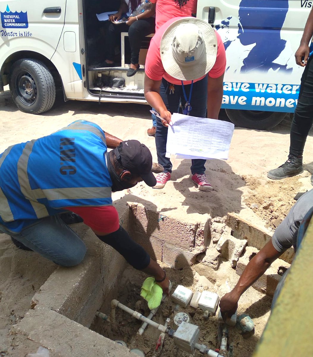 NWCjam's tweet image. NWC's #DisconnectionDrive continues today in Hellshire Industrial Area (Beach)- St Catherine. The team removed several illegal supplies from the network. Residents/Operators have been engaged and advised to settle outstanding balances &amp;amp; to regularize. #GetLegallyConnected today!