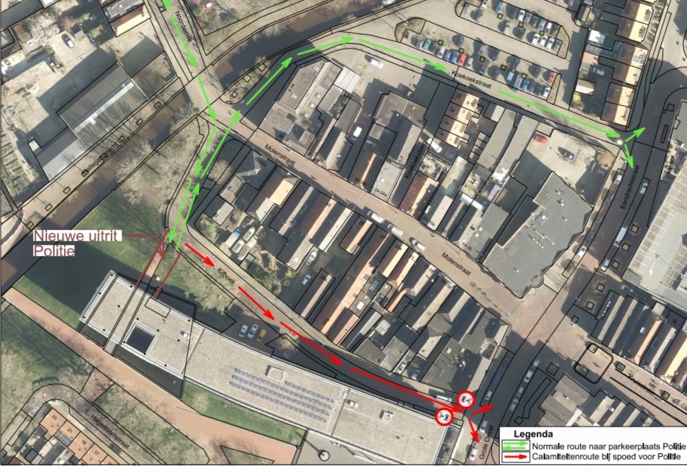 Melding politie Grote Oever Meppel