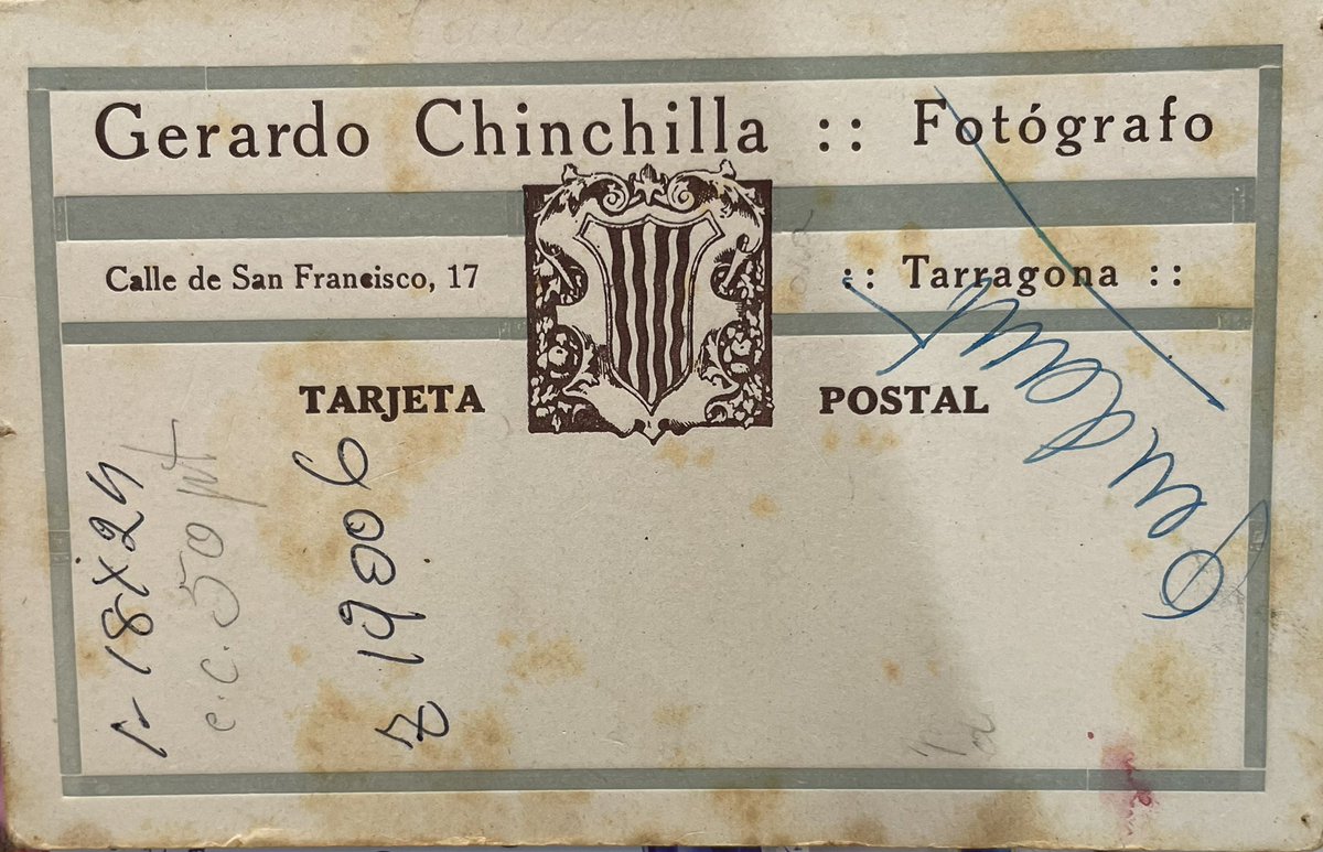 eduardboada's tweet image. Dilluns al @diaridtarragona descobrireu l’anvers d’aquesta fotografia de l’iniciador de la saga dels fotògrafs #Chinchilla. No us perdeu l’#HistòriesdeCasaBoada de #BoadaPregoner. #Tarragona