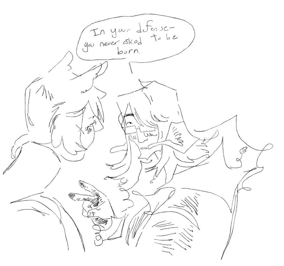the wine sleepiness got to me last night though idk what either of these are 
