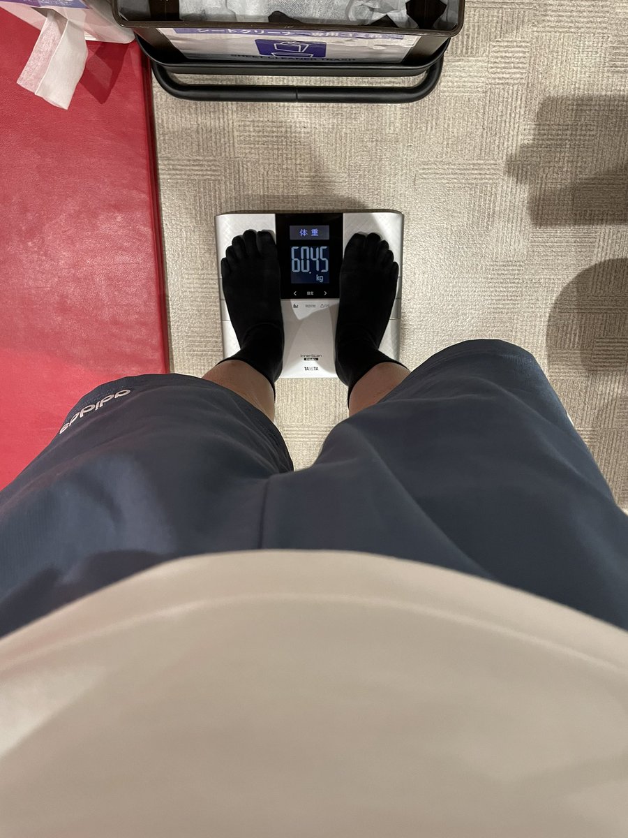やっと60キロ