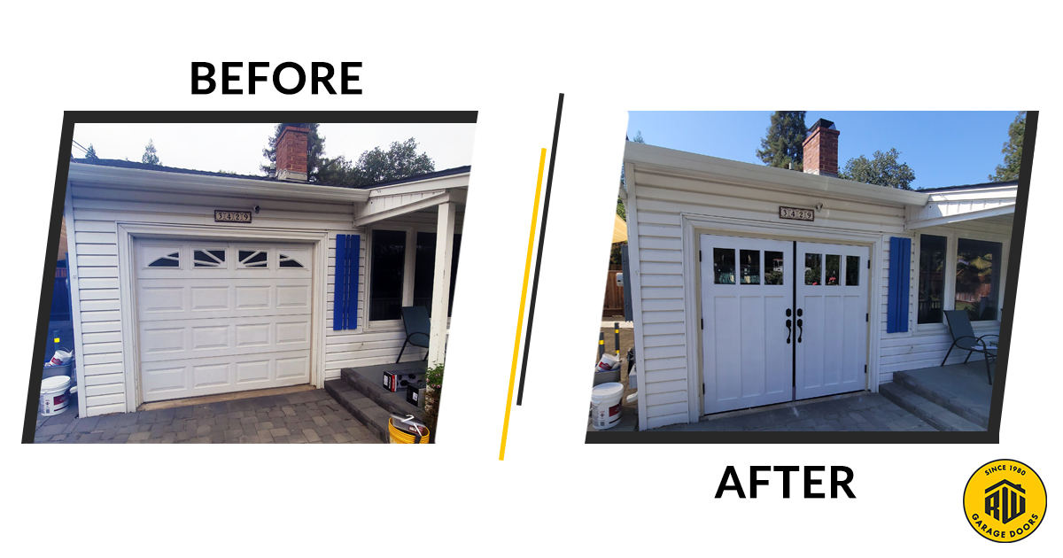 Yes! You can transform your home by adding a beautifully designed Traditional Swing Garage Door. 

#garagedoors #customwood #swing