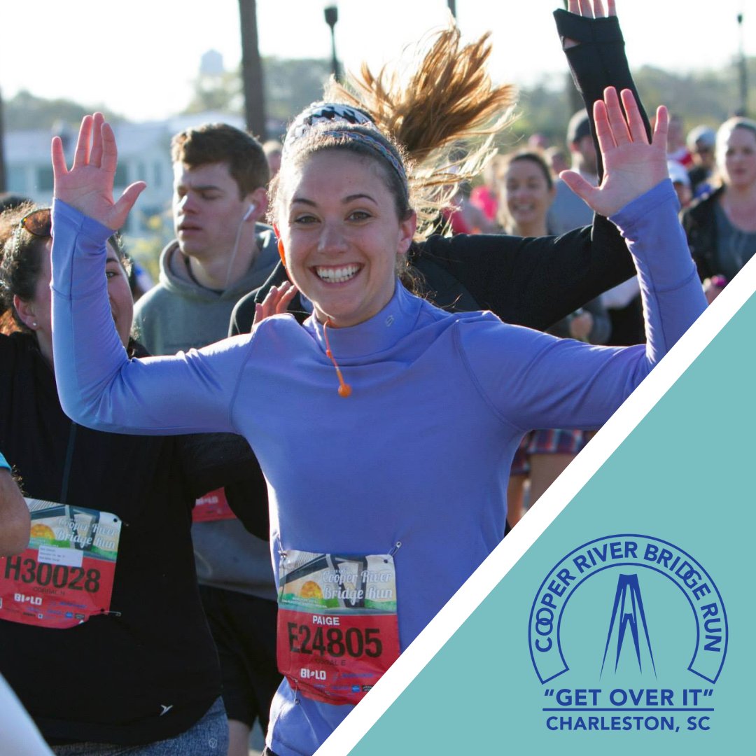 High fives all around for getting to the start line on time! 🙌 See start line info here: buff.ly/3kxLsby #highfive #crbr #bridgerun