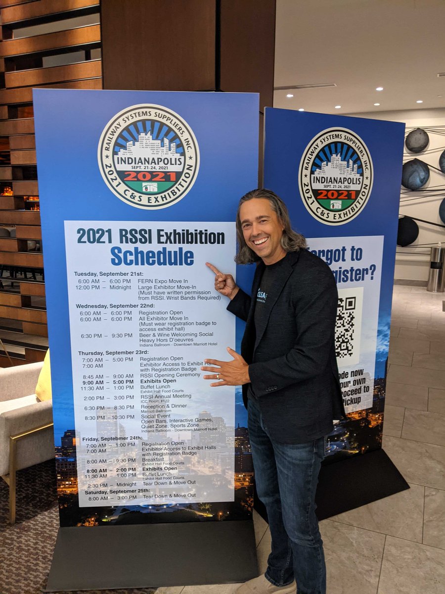 ClearBlade's tweet image. Catch us making trouble in Indianapolis! CTO @AAllsbrook and team are at #RSSI this week. Excited to talk about everything #rail and #IoT. #RSSI2021 #IoT #IIoT #Edge # IntelligentAssets ​​#ConnectedProduct #connecteddevices #RSSI2021 #railandtransit