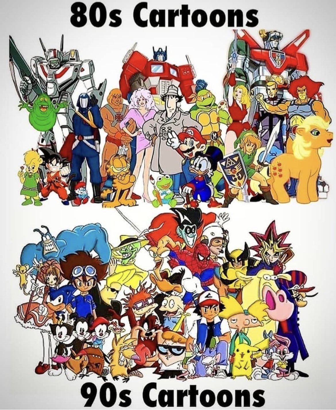 80s cartoon characters list