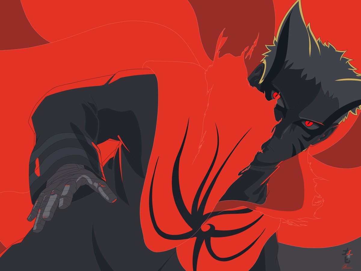 endarlike's tweet photo. #NARUTO #ナルト Baryon art https://t.co/gB46XgBWgI