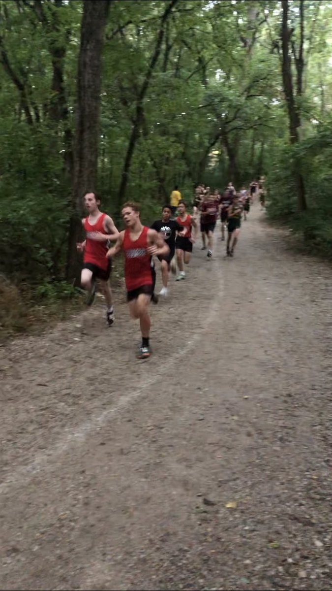 Congrats to @TecumsehXc for their performance in their meet at the amphitheater last night. Girls placed 4th and boys placed 5th.