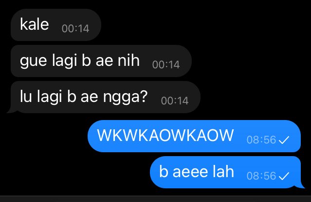 lol it’s just our thing