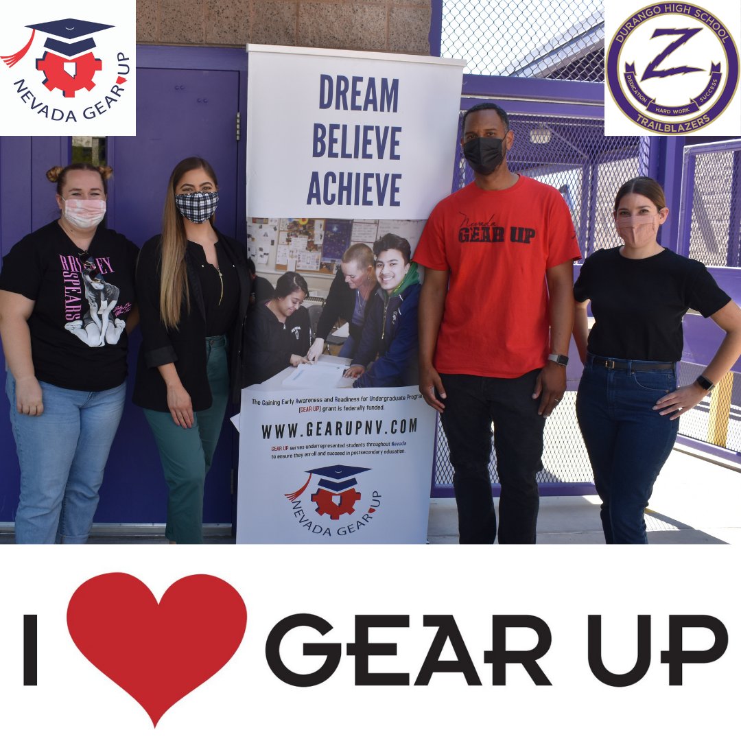 We are really enjoying these #NationalGEARUPWeek events!! Special shout out to the counselors at Durango High School for stopping by today's NSHE College &amp; Scholarship Fair to get the latest info for their students! #GEARUPworks #sharingiscaring #knowledgeispower <a href="/GEARUPNVCCSD/">NV GEAR UP CCSD</a>