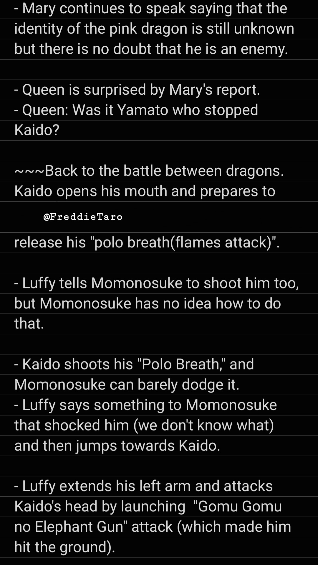 Soldier_sad fã da Nojikoˢᵉᵖ on X: ONE PIECE SPOILERS 999 . . . . . . . . .  . . . . . . . . . . . . . . . . . . . . . . Fruta do peixe??? Wtf???   / X