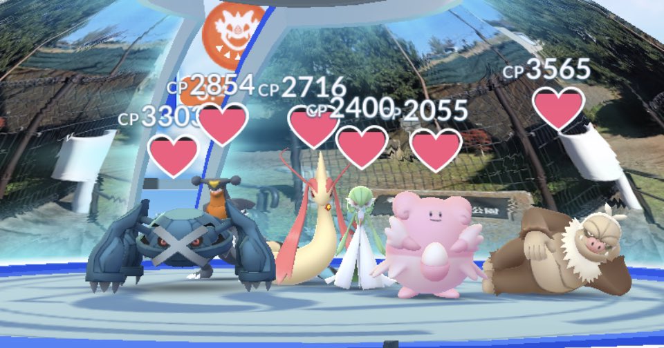 ポケ太郎 ジム置き調査 ポケモンgo ハピナス メタグロス ケッキング サーナイト ガブリアス ミロカロス T Co Agawex8m Twitter