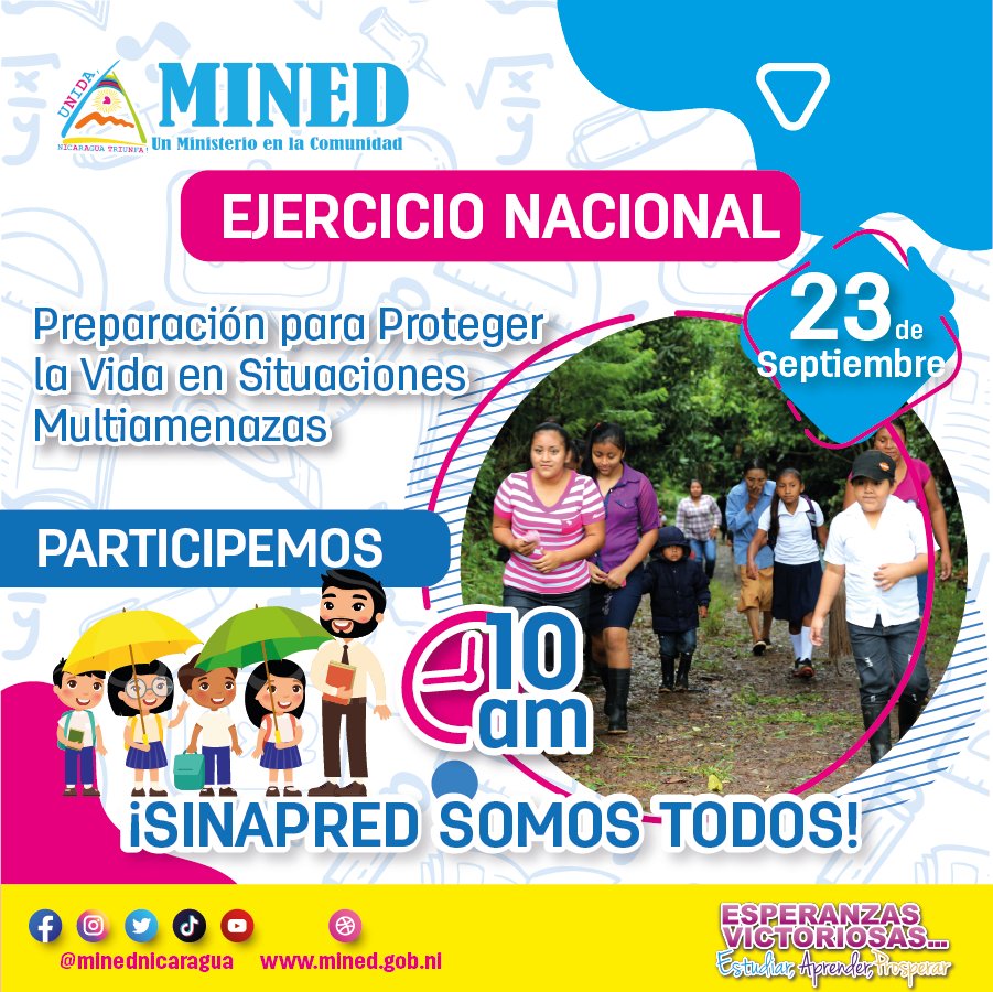 Ministerio de Educación Nicaragua tweet media