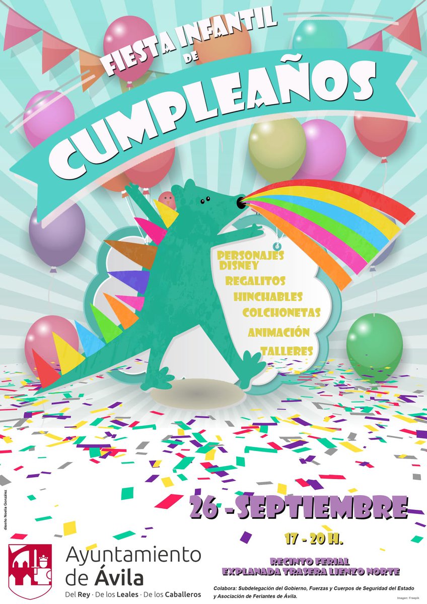 jesusmanuelsc82's tweet photo. 👉Durante el confinamiento me comprometí 🤝 con todos los niños y niñas 👫 #abulenses a que desde el @Ayto_Avila organizaríamos una gran fiesta de cumpleaños 🥳🎊🎂 para todos ellos 💪. Ahora que las recomendaciones sanitarias 🦠😷 lo permiten, cumplo con mi palabra 🤝 #Avila https://t.co/8813R8gQv7