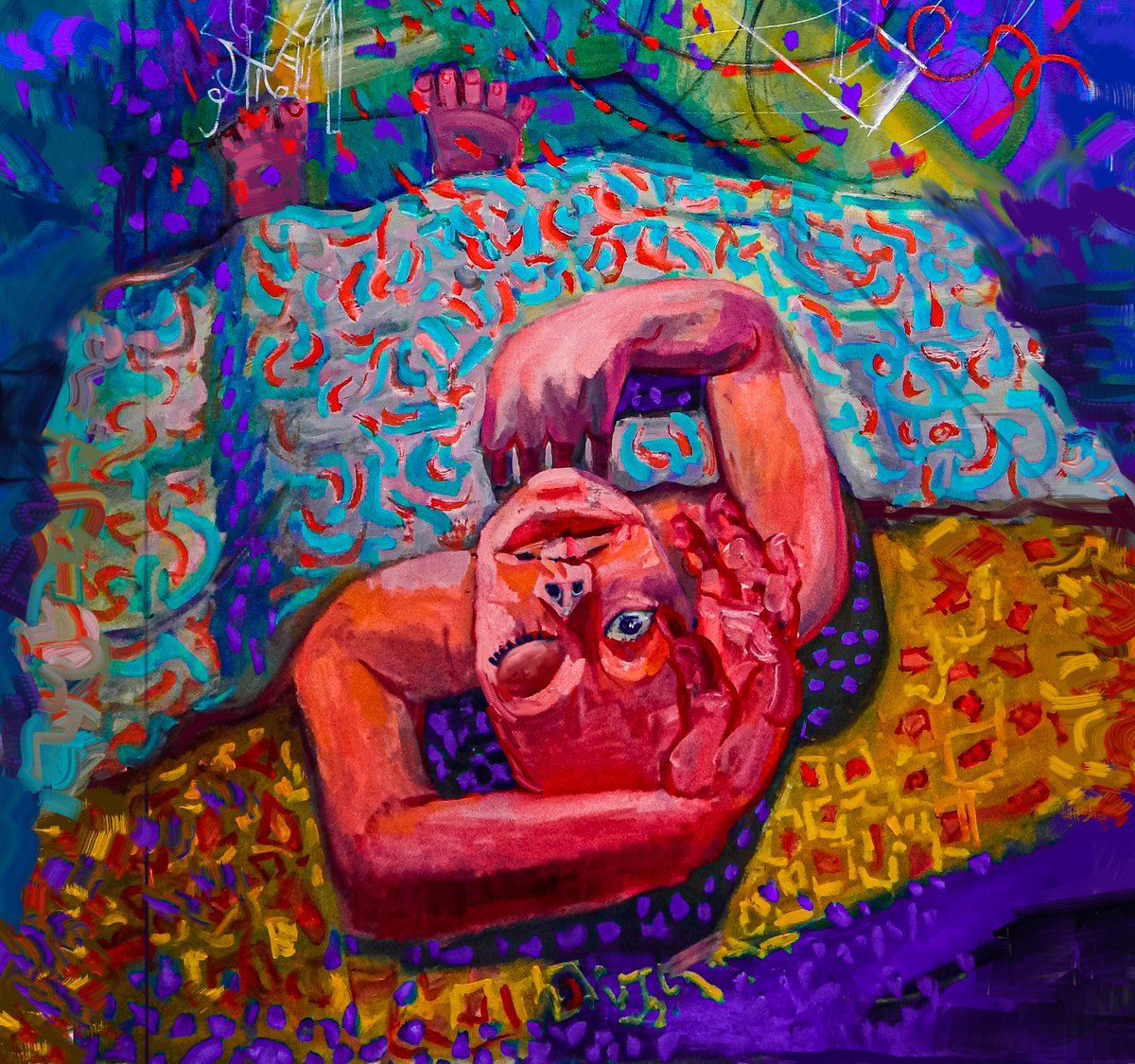 TheoChron's tweet image. "When you're in the studio painting, there are a lot of people in there with you - your teachers, friends, painters from history, critics... and one by one if you're really painting, they walk out. And if you're really painting YOU walk out." Philip Guston